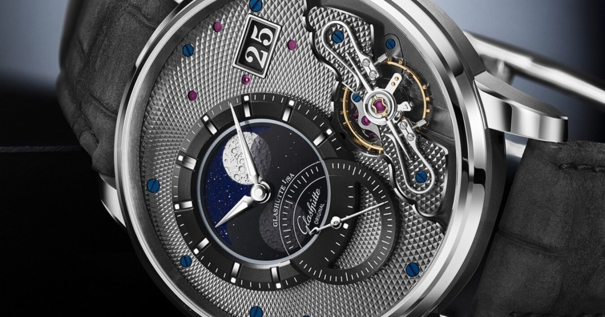 You’ll love the model new Glashütte Genuine PanoLunarInverse watch